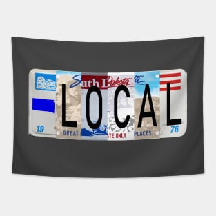 South Dakota Local, License Plate Tapestry