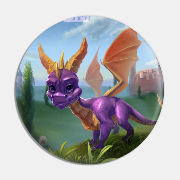 Spyro the dragon Pin by MeOfF