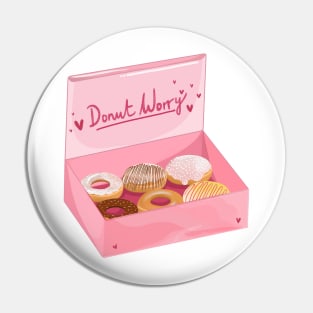 Donut box of help Pin