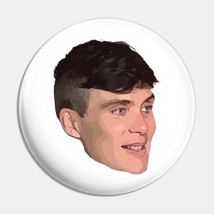 Cillian Murphy Vector Art Pin