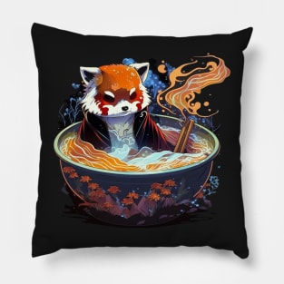 Red Panda Ramen Hot Spring Pillow