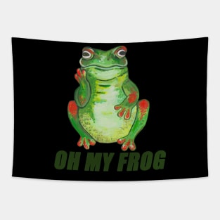 Oh my frog Tapestry