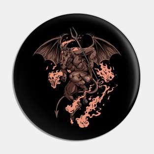 Burning Baphomet Pin