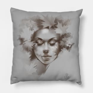 Maple Head Portrait #2 Pillow