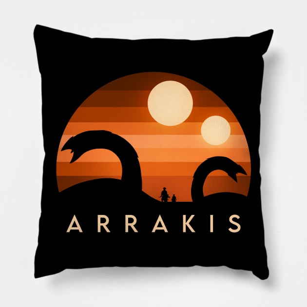 Arrakis v2 Pillow by VanHand