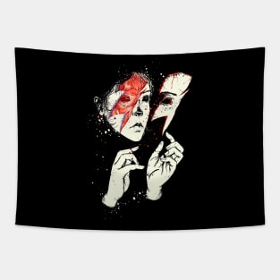 Face Star Tapestry