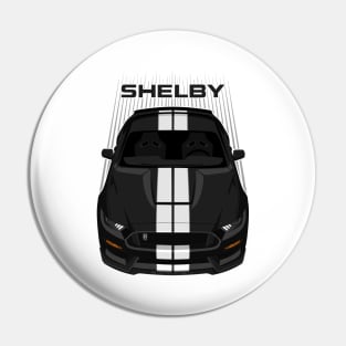 Ford Mustang Shelby GT350 2015 - 2020 - Black - White Stripes Pin