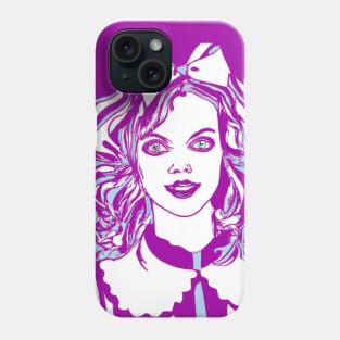 Crazy Purple Alice in Wonderland Phone Case