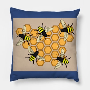 Sweet Honey Bees Beekeeper Beekeeper Pillow