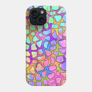 BRIGHT Giraffe Spots Print Pattern Phone Case