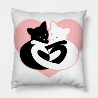 Balanced Feline Love Pillow