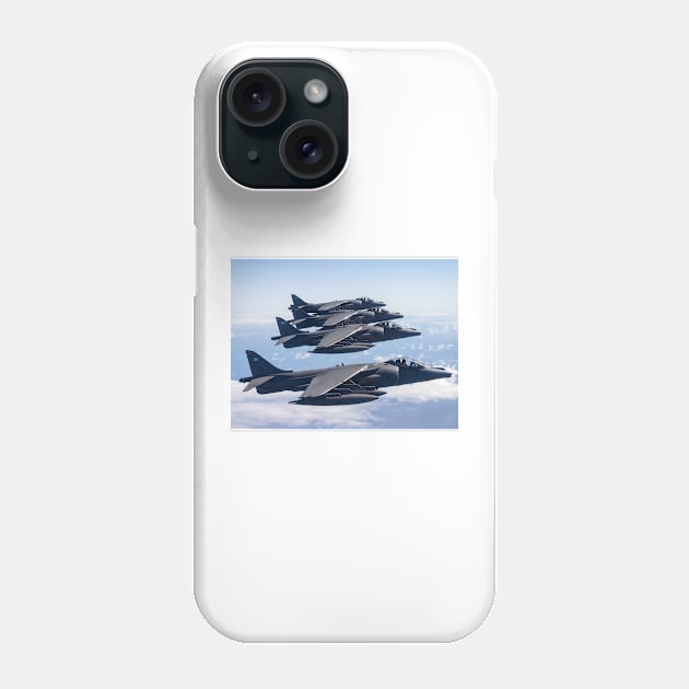 Harrier Quartet Phone Case by captureasecond