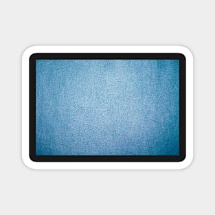 Blue leather effect design Magnet