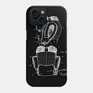 Football Head Guard Vintage Patent Drawing Phone Case