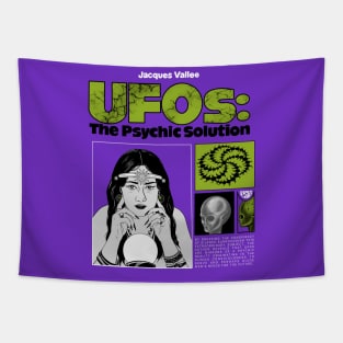 UFOs: The Psychic Solution in Green/Purple Tapestry