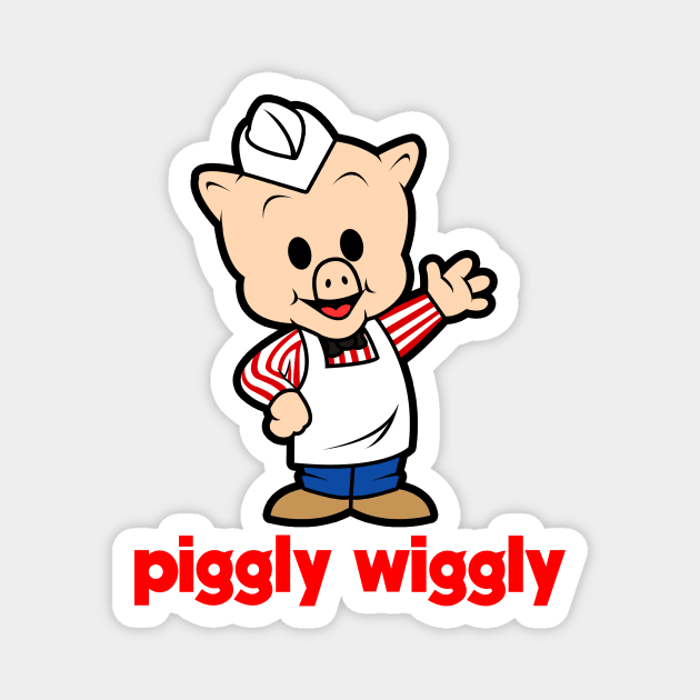 Piggly Wiggly Magnet by liora natalia