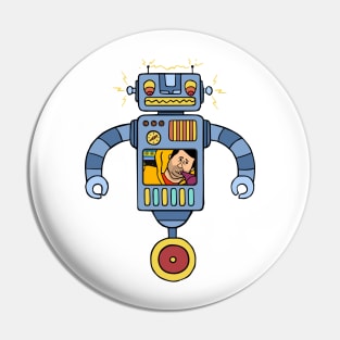 GDWH Cartoon Robot (light color shirts) Pin