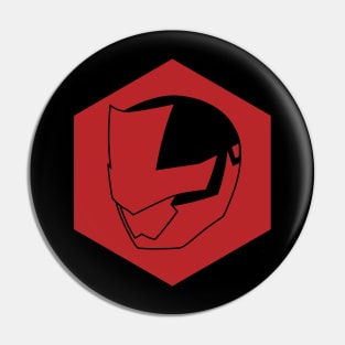 LupinRed Side Helmet Pin