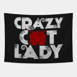 crazy cat lady 1 Tapestry
