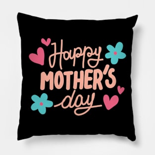 Happy Mother's Day Flower Pillow