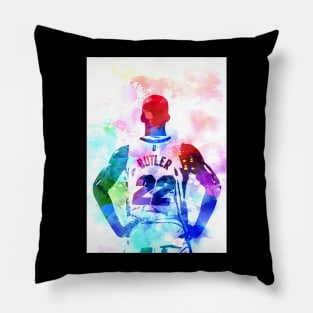 Jimmy Butler Watercolor Pillow