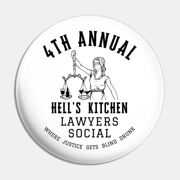 Hell's Kitchen Lawyers Social Pin by Damn_Nation_Inc