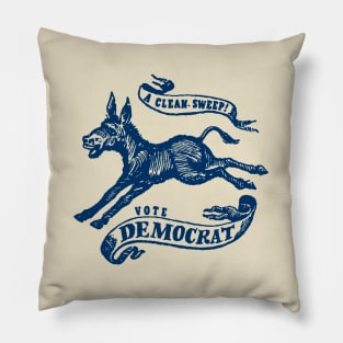 VOTE DEMOCRAT 1968 Pillow