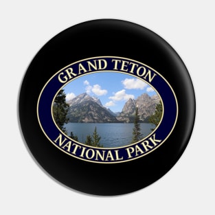 Grand Teton Mountains and Jenny Lake, Grand Teton National Park, Wyoming Pin