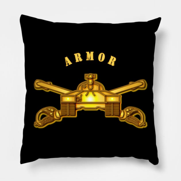 Armor Branch Pillow by twix123844