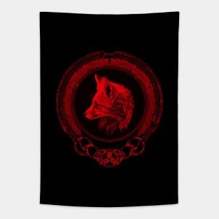 Celtic fox Zodiac Tapestry