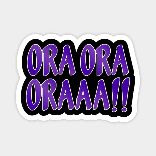 Jotaro Ora Ora Oraaa!! Magnet by FunnyStylesShop