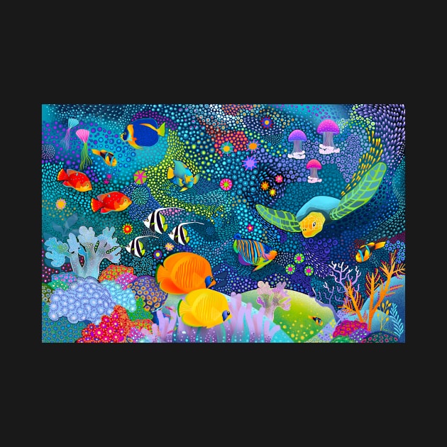 Ocean Fish by Renee Ciufo Illustration