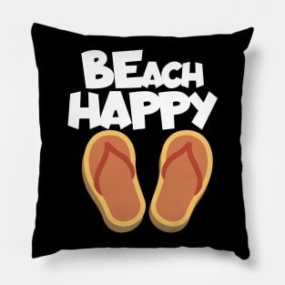 Beach happy Pillow