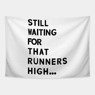 Funny Running Quotes Tapestry