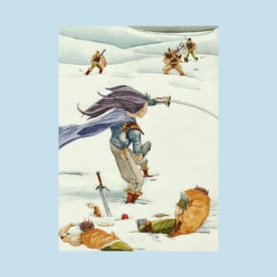 Winter Warrior in Snow T-Shirt