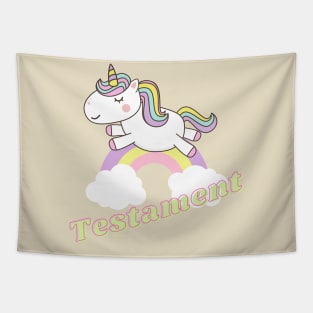 testament ll unicorn Tapestry