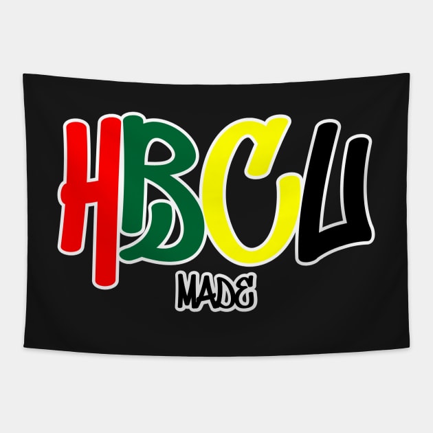 HBCU Made Graffiti Design Tapestry by OTM Sports & Graphics