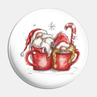 Christmas Gnomes Pin