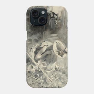 Garden Idyll by Carl Larsson Phone Case