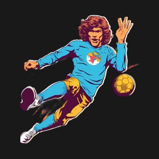 Retro Soccer Player T-Shirt