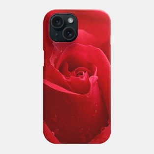 In the Heart of a Red Rose Phone Case