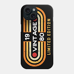 Vintage 1980 | Retro Video Game Style Phone Case