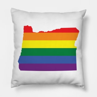 Oregon state (LGBT) pride Pillow