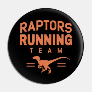 Raptors Running Team Pin