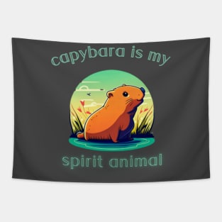 Capybara is my spirit animal Tapestry