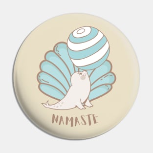 Namaste seal Pin