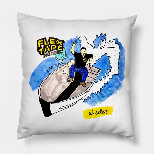 Flex Tape Pillow by AlanWieder