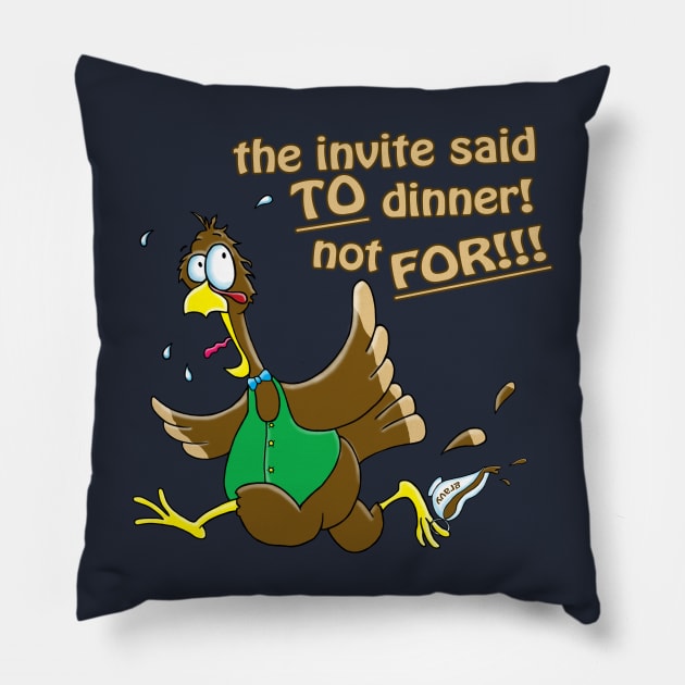 Thanksgiving Turkey Pillow by brodyquixote