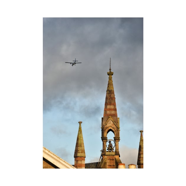 The morning flight into Campbeltown Airport, Scotland by richflintphoto