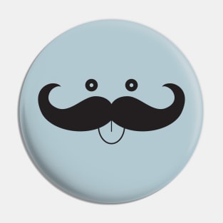 moustachio Pin